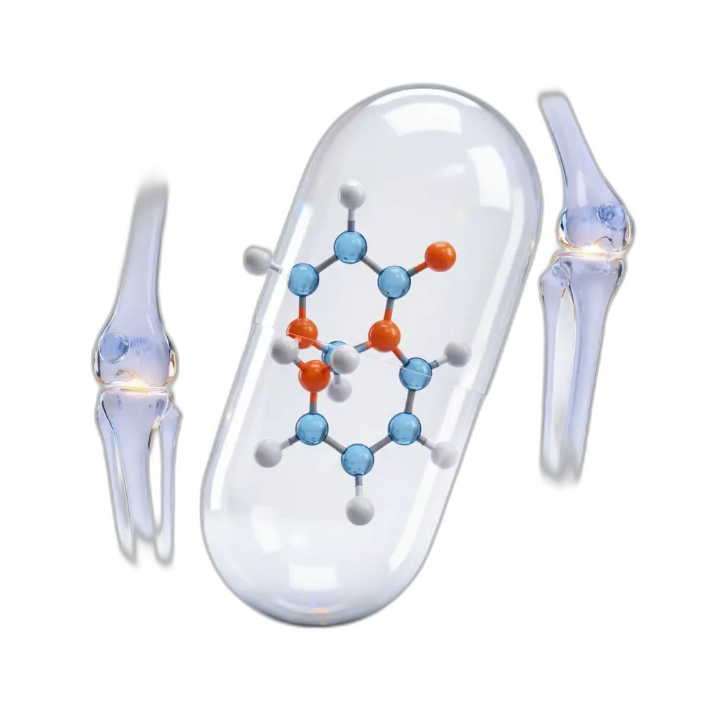 Glucosamin — unterstützt die Gelenkbeweglichkeit.
